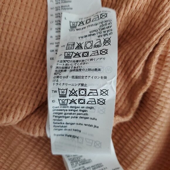 BillaBong Any Day Long Sleeve Henley Waffle Knit Top - Picture 11 of 13